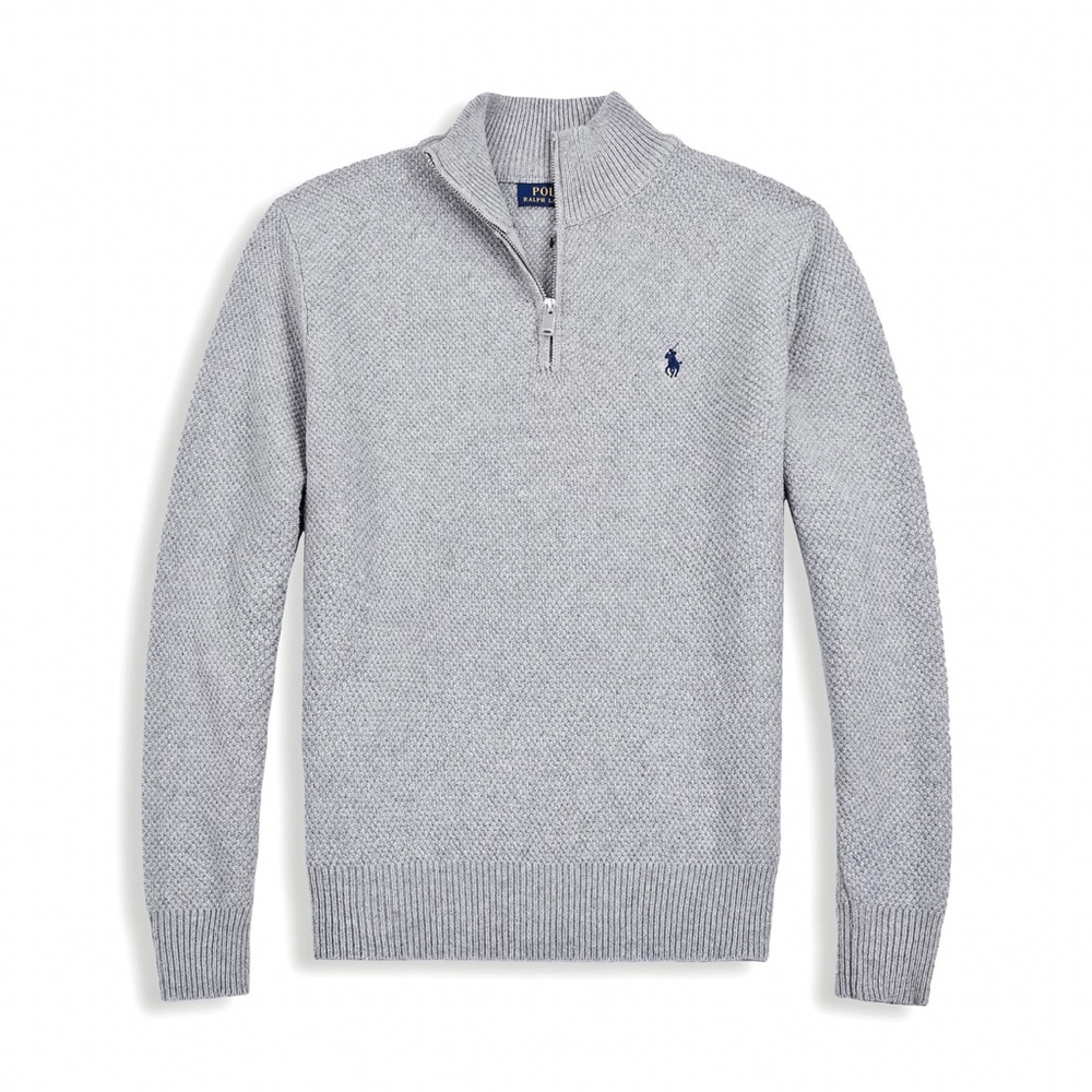 Polo Ralph Lauren Knit Cotton Quarter-Zip Pullover